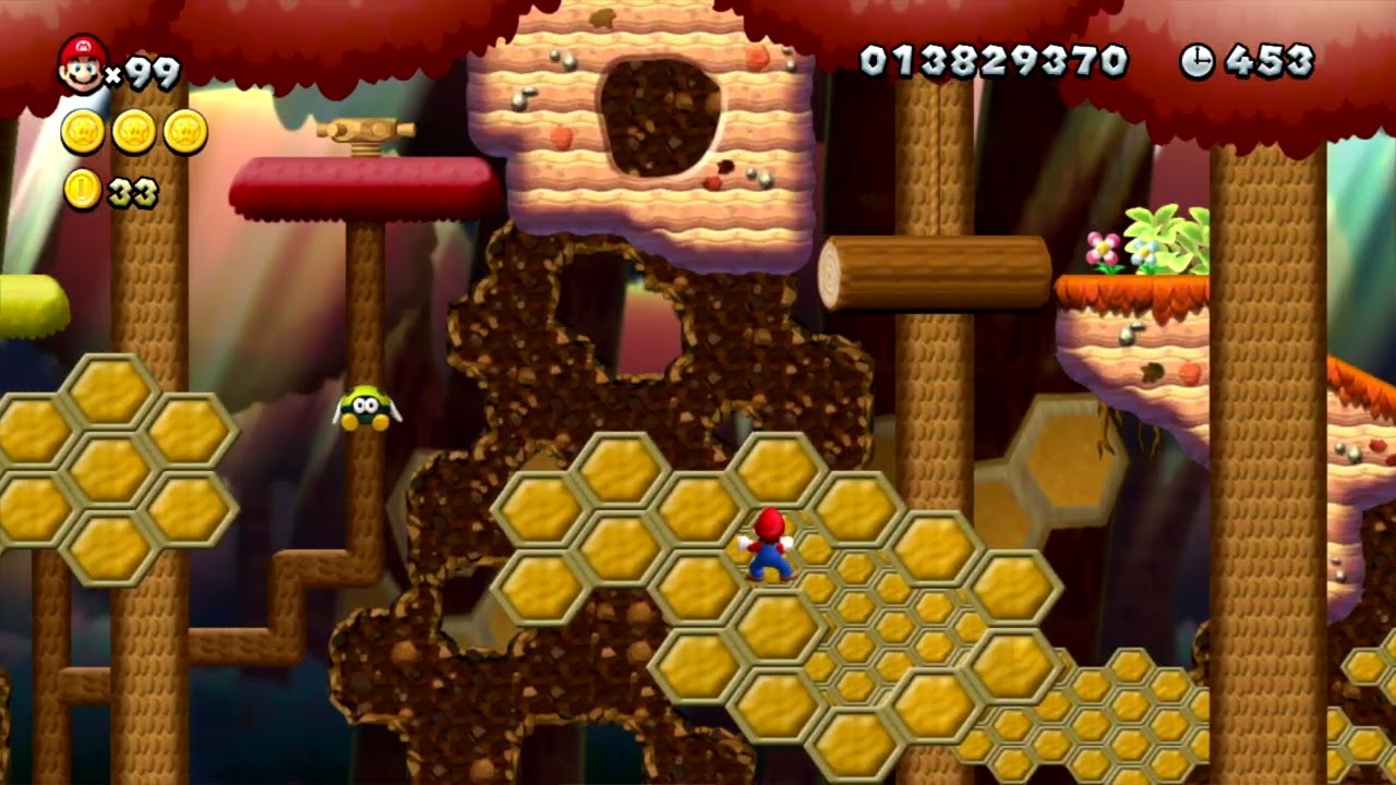NSMBU Custom Level - Buzzy Byway