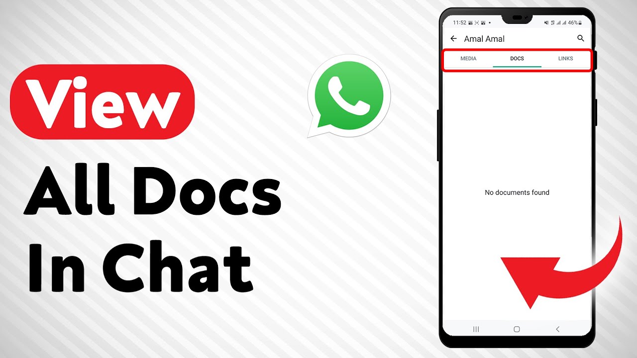 How To View All Docs In WhatsApp Chat - Full Guide - YouTube