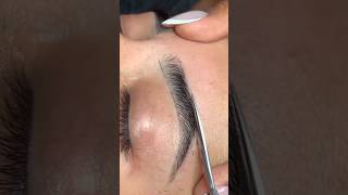 Eyebrow Cutting With Scissor
