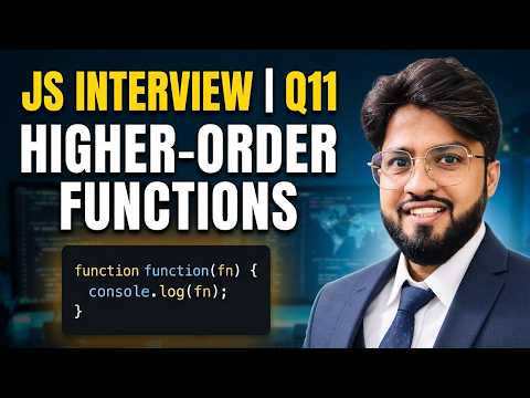 What is Higher-Order Function ? |  Javascript Interview Q & A | Q11