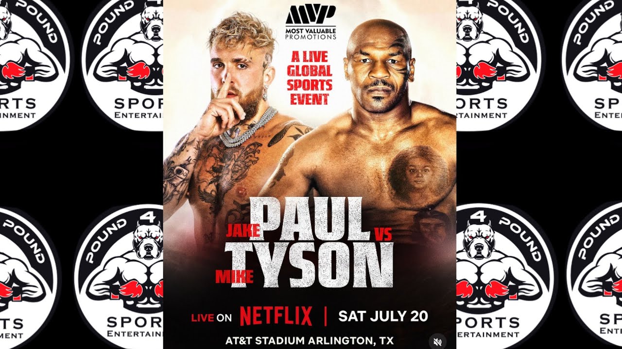 JAKE PAUL VS MIKE TYSON ANNOUNCED JULY 20th AT&T STADIUM ON NETFLIX ...