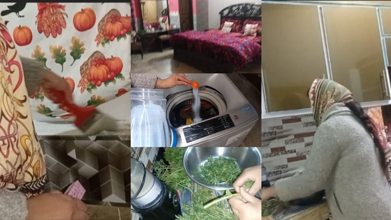 Pakistani Homemaker Daily Cleaning Routine✅️Real Routine Vlog ✅️Making Tasty Mash Dal✅️