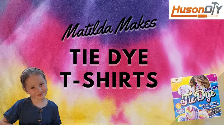 How to make tie dye t-shirts | Huson DIY | Matilda...