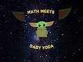 Baby Yoda Math Art Time Lapse YouTube Short -Watch until the end!