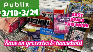 Publix Haul 318-324 Easy Deals Save On Groceries & Household How To Coupon