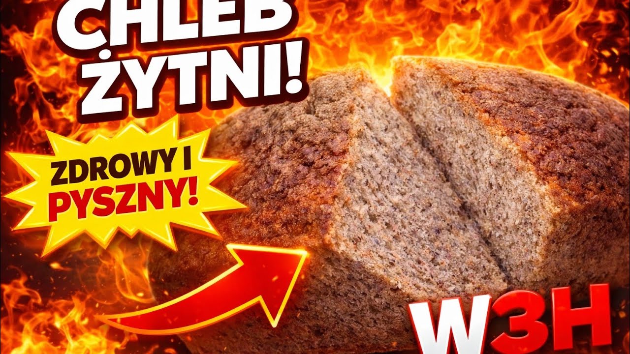 Chleb żytni w 3 godziny na szybko