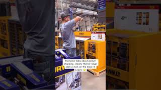 love him tho! #bluecollarwife #lowes #shopping