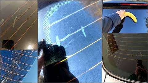 Stop Tint Bubbles on Back Window Defrost Lines