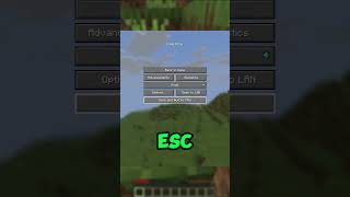 Minecraft Hardcore Respawn Trick #minecraft #minecraftshorts #minecrafttricks