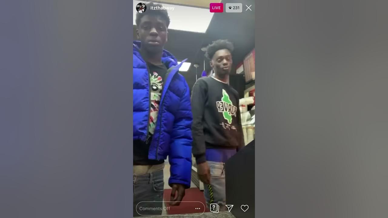 NBA YoungBoy lil brother Bway Yungy On IG Live - YouTube