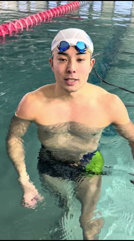 【水泳】50m自由形レジストチューブ30秒チャレンジ!! #swimming #水泳