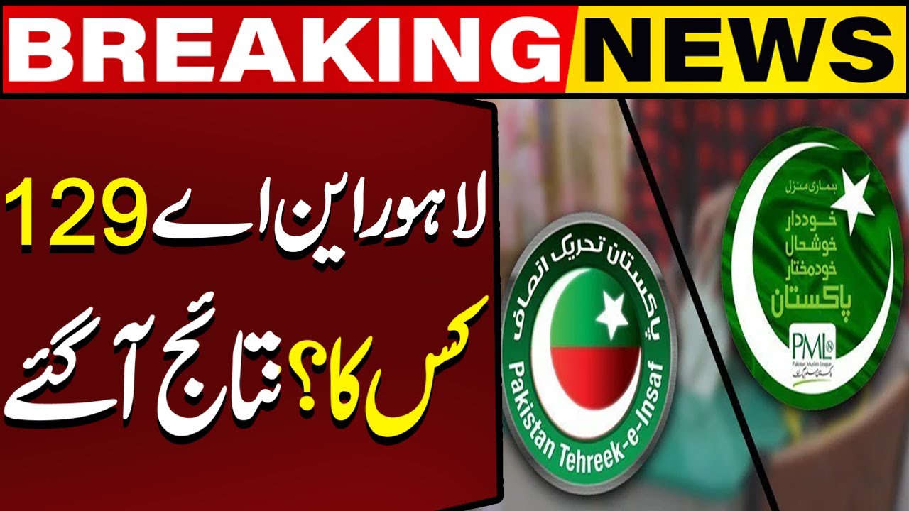 Lahore NA-129 By-Poll Update: Heavy Turnout, PMLN vs PTI — Who Will Win?