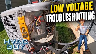 How To Determine Why Your Condenser Isn't Running, Low Voltage Troubleshooting - No Guess Work!