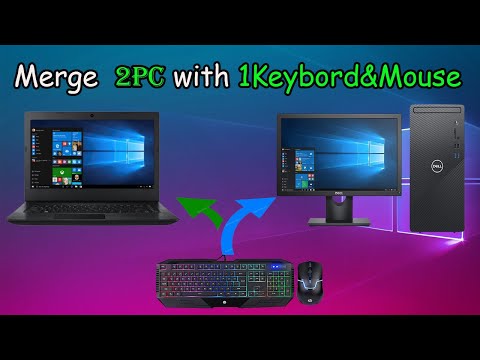 Free Control 2 PC with One Keyboard and Mouse in Windows7/8/10-2021