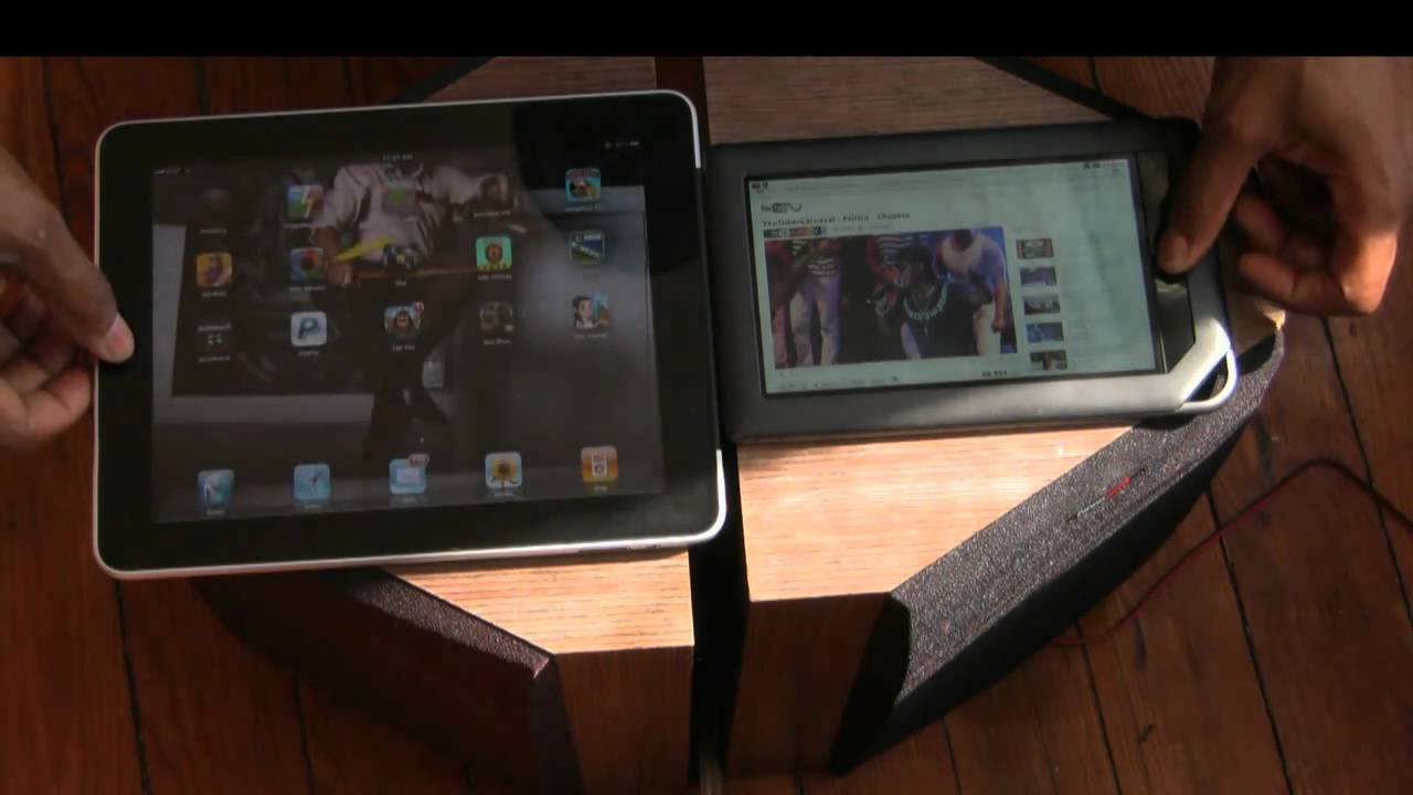 Customized Nook Color vs Ipad part 2 YouTube