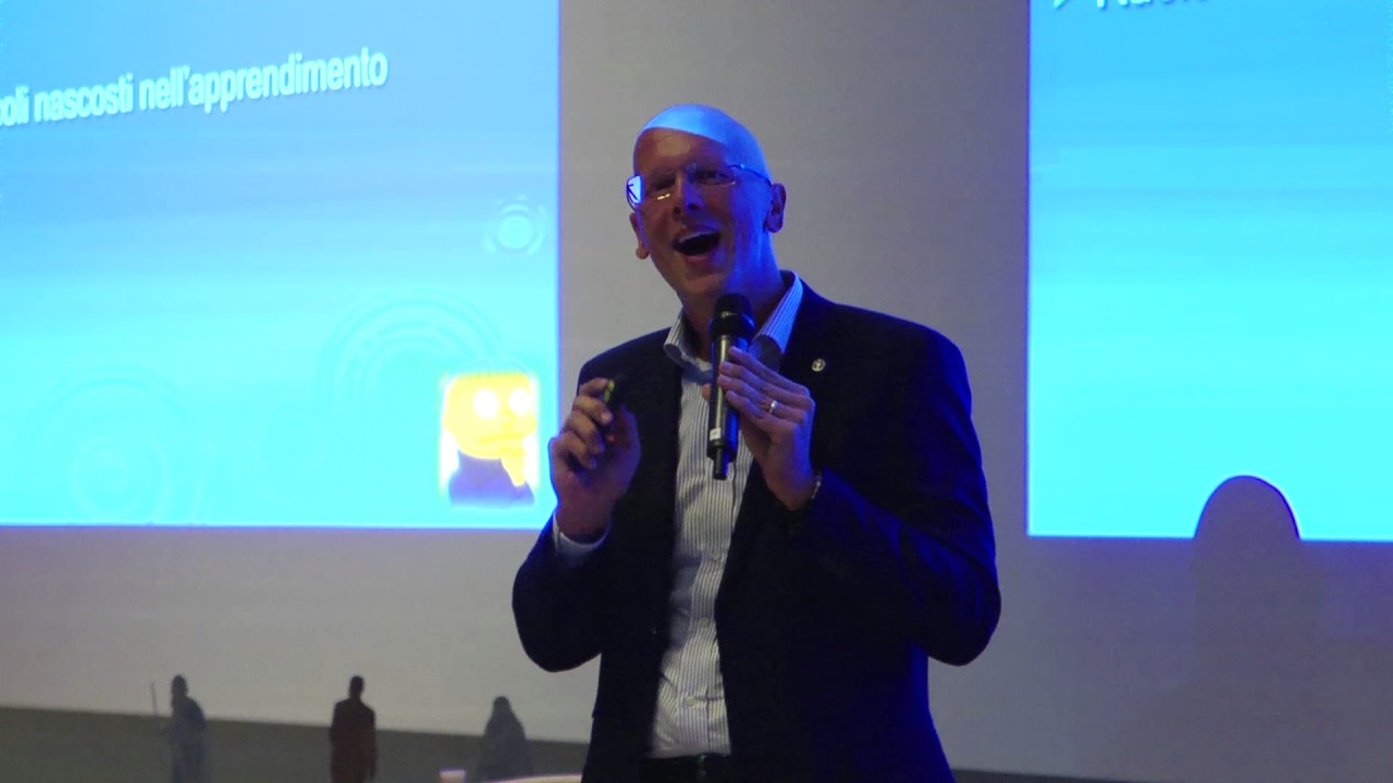 Andrea Marini a La notte europea dei ricercatori in Oxy.gen Zambon