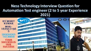 Ness Technology Interview Question For Automation Test Engineer 2 To 5 Year Experience 2021