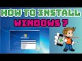 How to install windows 7 from USB pen drive