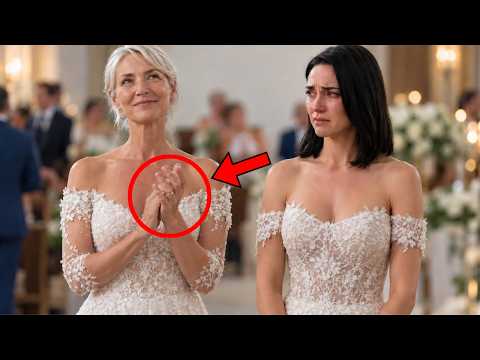 Mom Wears a Wedding Dress to Her Daughter’s Wedding… Groom’s Reaction Leaves Her Speechless