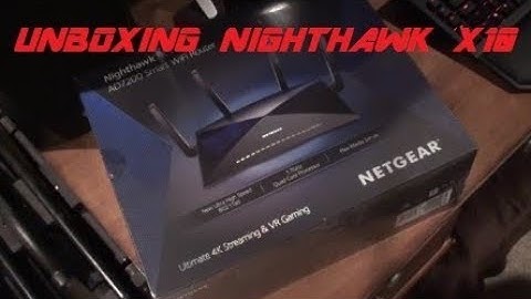 Netgear Nighthawk x10 AD7200 Smart Wifi Router : UNBOXING!