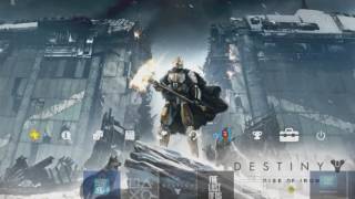 Destiny Rise of Iron Dynamic Theme for PS4