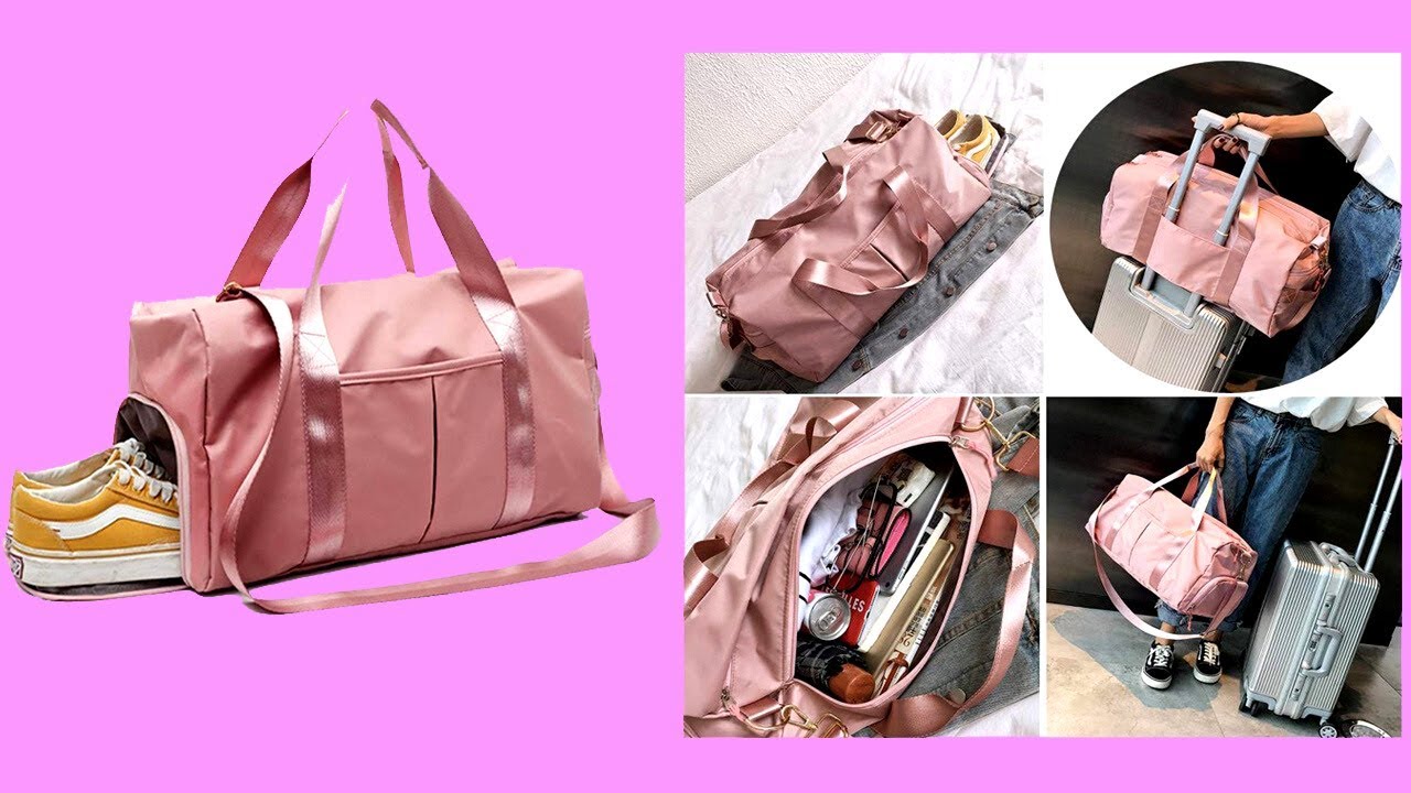 Travel Duffel Bag with Dry Wet Shoes Pocket YouTube