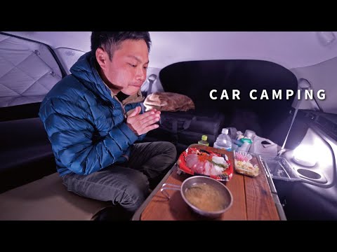 [Car camping] Soothe the sound of waves. ferry. A scenic island. . 153
