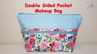 MAKEUP BAG | COSMETIC BAG | ZIPPER POUCH | DIY POUCH | POUCH TUTORIAL| BAG MAKING