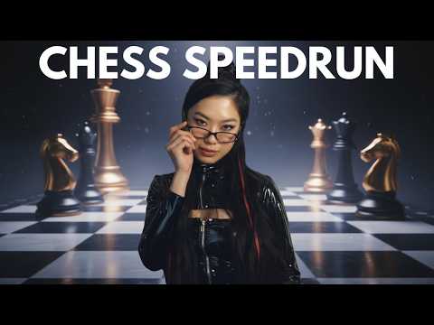 Speedy Chess Speedrun ~ 100 ELO start ✨ irl vintage shopping after!! 🩶