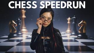 Speedy Chess Speedrun ~ 100 ELO start ✨ irl vintage shopping after!! 🩶