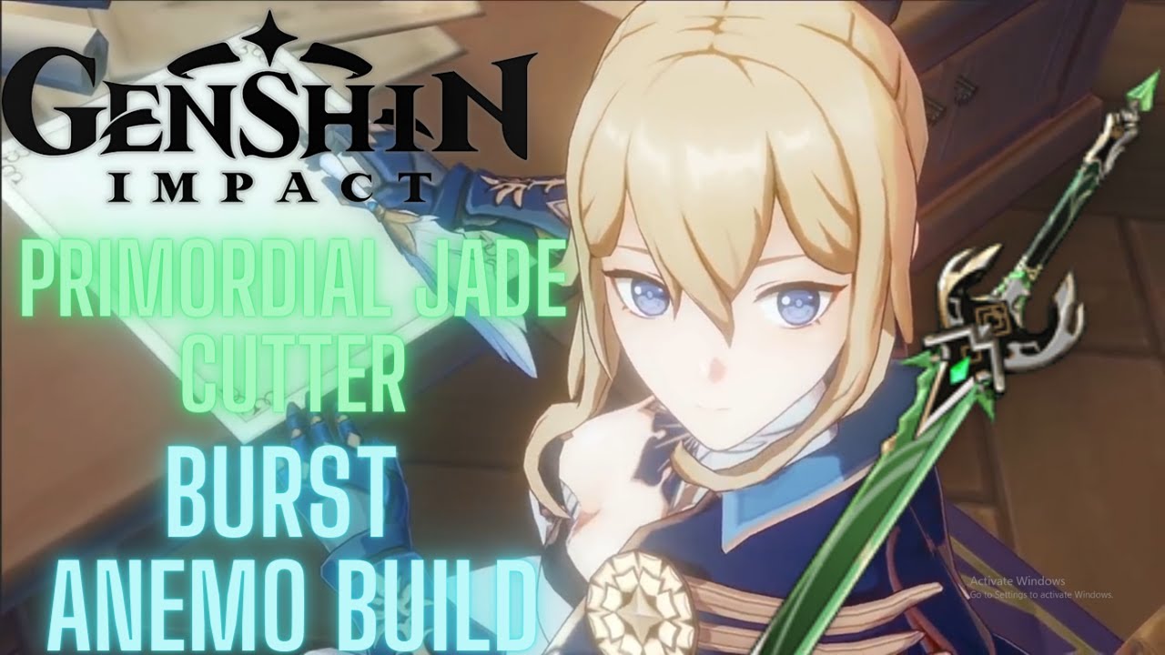 Genshin Impact: Jean Best Food For Primordial Jade Cutter Anemo Build!