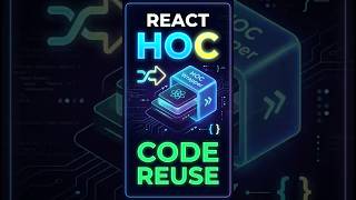 Stop Repeating Code 😳 HOC in React Explained in Hindi | #reactjs #trending #shorts #viral #tech