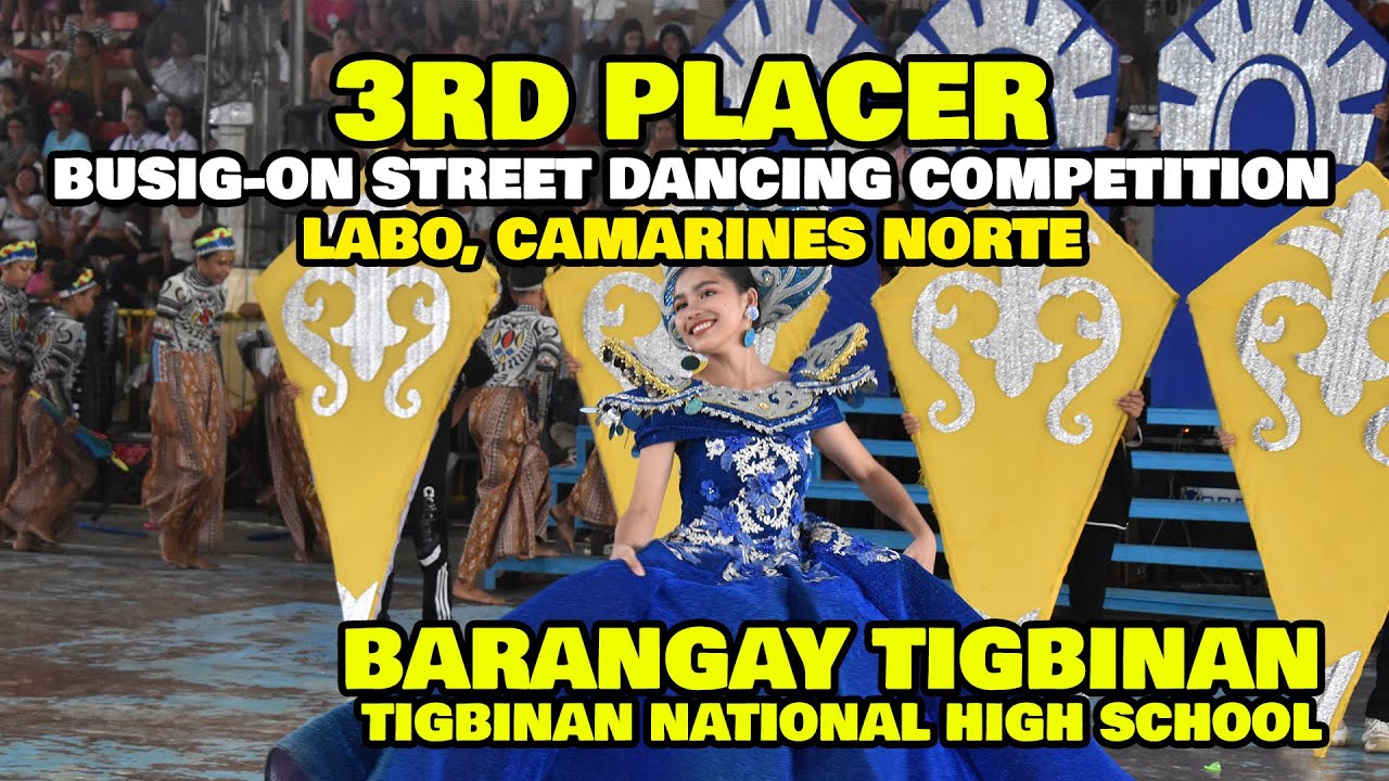 BUSIG-ON STREET DANCING COMPETITION 2024 - 3RD PLACER - BARANGAY TIGBINAN
