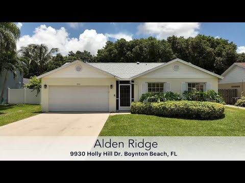 9930 Holly Hill Dr, Boynton Beach, FL home video tour