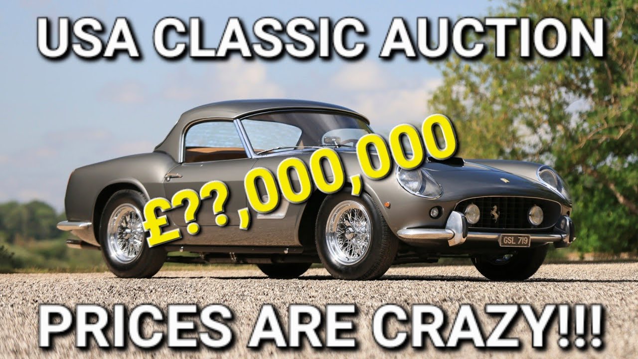 USA CLASSIC CAR Auction Where BILLIONAIRES Bid! Pt1