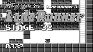 Lode Runner 3 - Stage 32 [0332]