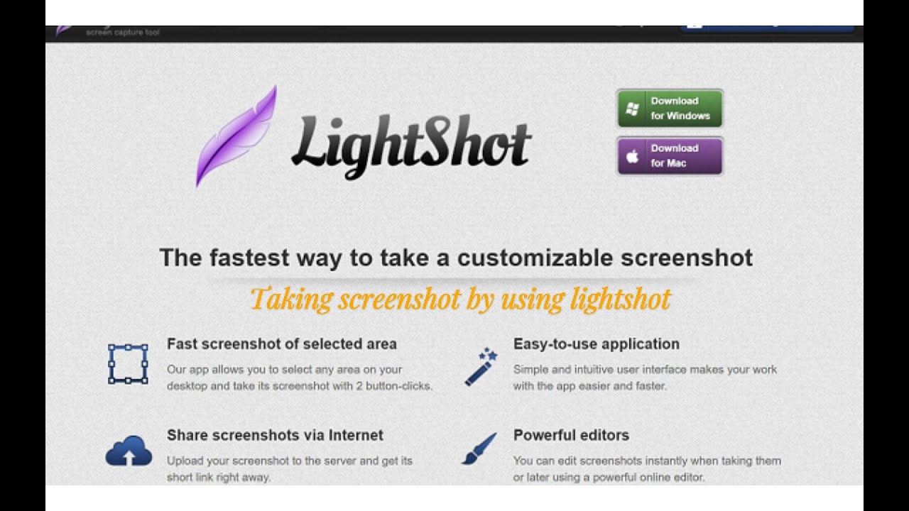 Computer မှာ Lightshot အသုံးပြုပြီး Screen Shot ရိုက်ခြင်း