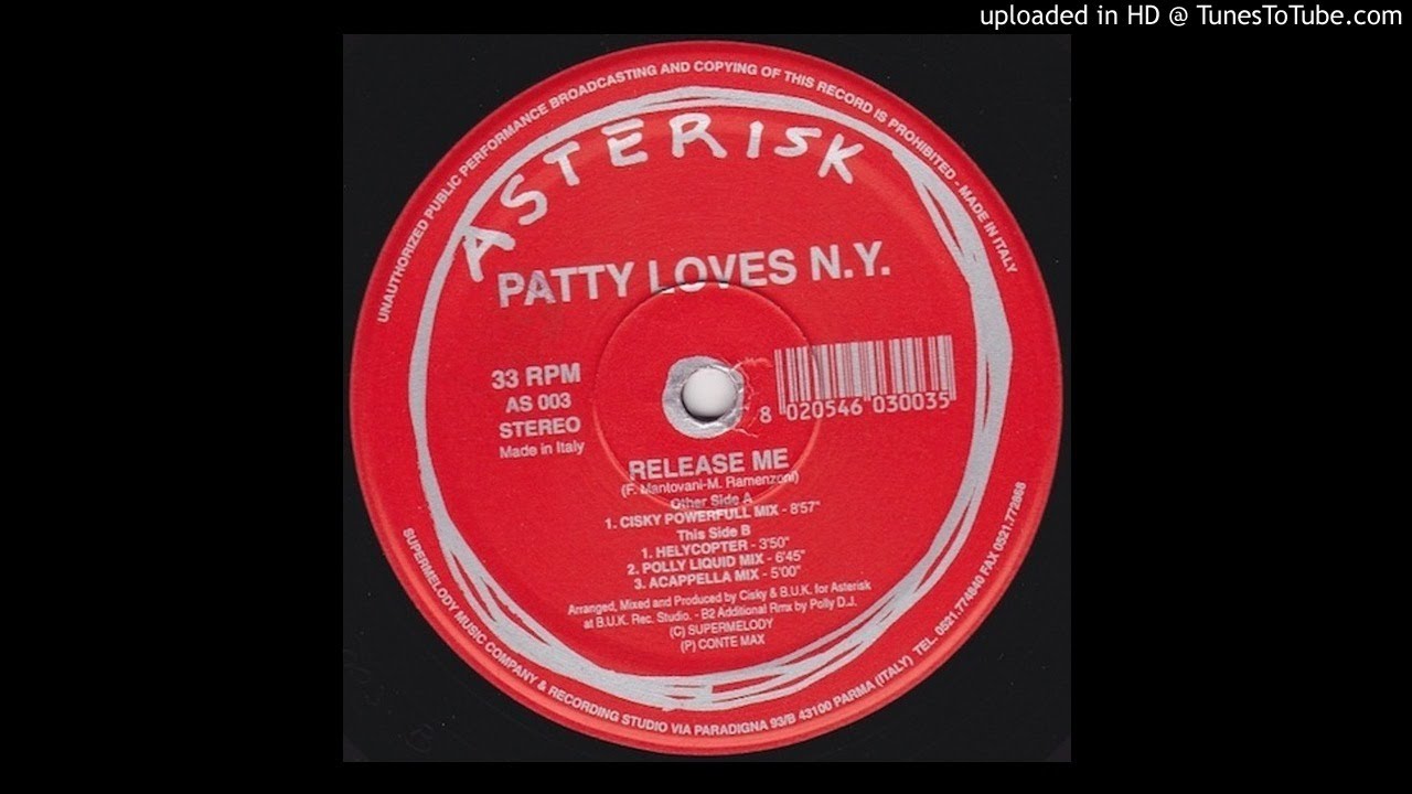Patty Loves N.Y. - Release me - Polly Liquid mix