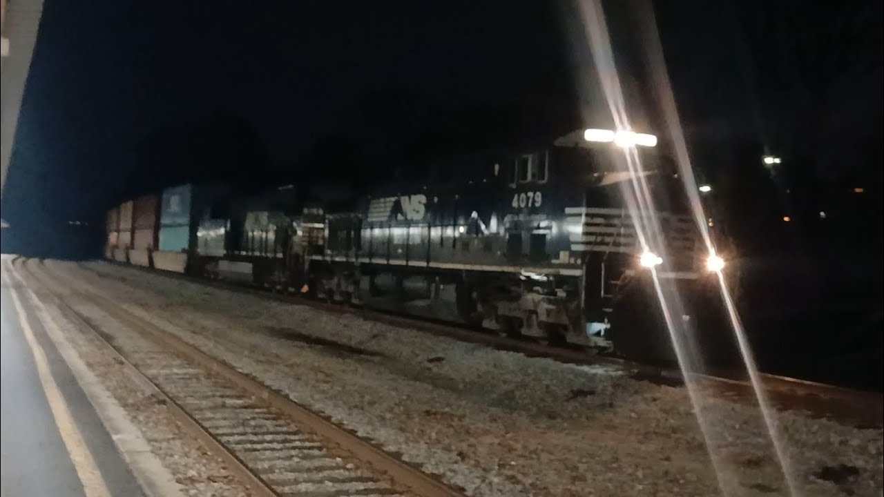 NS 296 by Columbia SC Amtrak on the NS W Line 