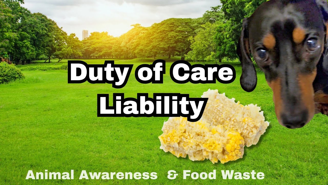 Legal Duty of Care Regarding Food Waste That Can Cause Harm to Animals 