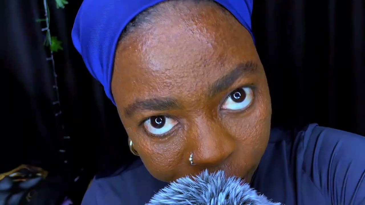 ASMR Türkçe. Gözlerinde bir şey var (Örümcek ağı ve Hasas Ağız Sesleri)