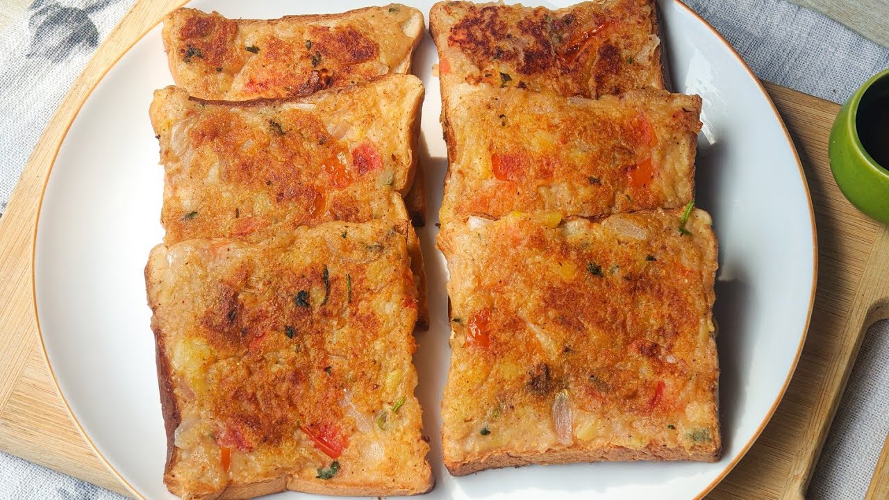 Crispy Aloo Toast Recipe | Bread Breakfast Aloo Bread Toast Recipe | Easy Bread Sandwich Toast
