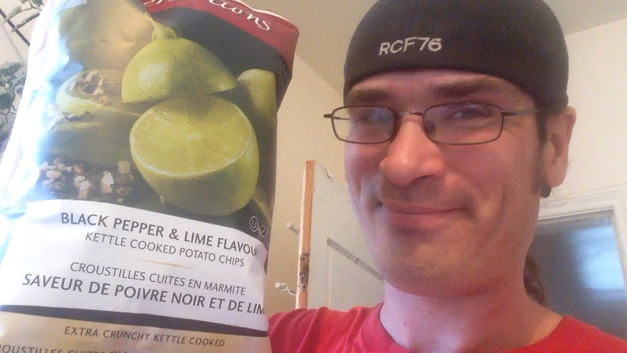 REVIEW SENSATIONS BLACK PEPPER & LIME FLAVOUR KETTLE COOKED POTATO