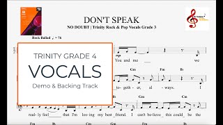 Dont Speak  No Doubt  Trinity Rock U0026 Pop Vocals Grade 4