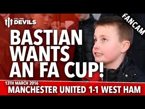 Bastian Schweinsteiger Wants An FA Cup! | Manchester United 1-1 West Ham | FANCAM manchester united transfer news
