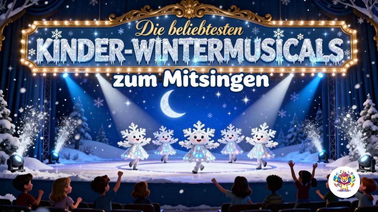 ⛄ Die beliebtesten Kinder-Wintermusicals zum Mitsingen | Winterlieder für Kinder ❄️