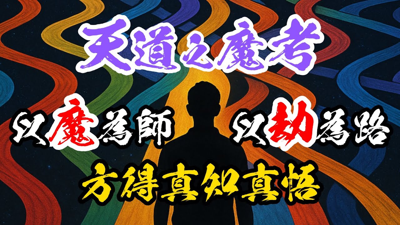 《神佛渡眾》歷魔而不墮者，化光登階；逐光而失道者，墮審受劫；光者升天，影者墮地，皆為道之循環(影片出處：台東玄濟宮)