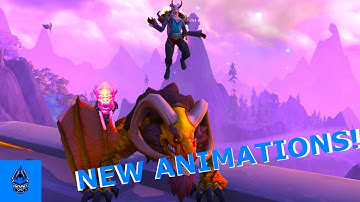 New Dragonriding Mounting Animations - World of Warcraft Dragonflight