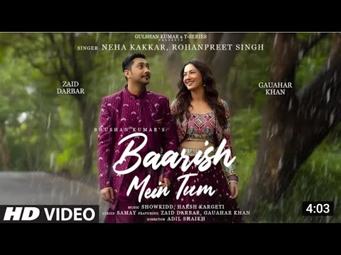 Tumhe Barish Pasand Hai Mujhe Barish Me Tum: Neha Kakkar, Rohanpreet | Gauahar K, Zaid D | Bhushan K