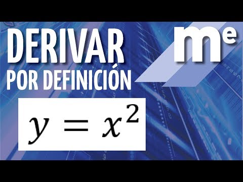 Derivada por definición de x^2 - YouTube